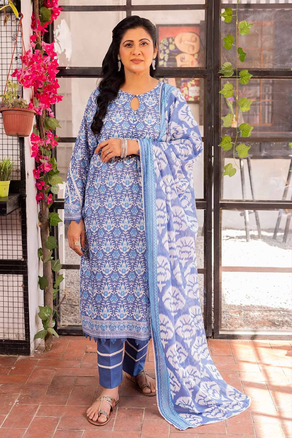 Gul Ahmed by Digital Printed 3pcs Unstitched Lawn Collection 2026 D-01