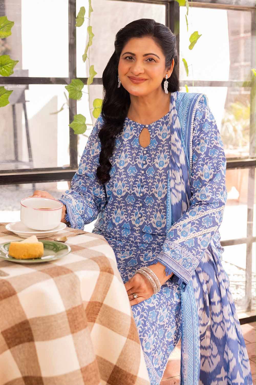 Gul Ahmed by Digital Printed 3pcs Unstitched Lawn Collection 2026 D-01