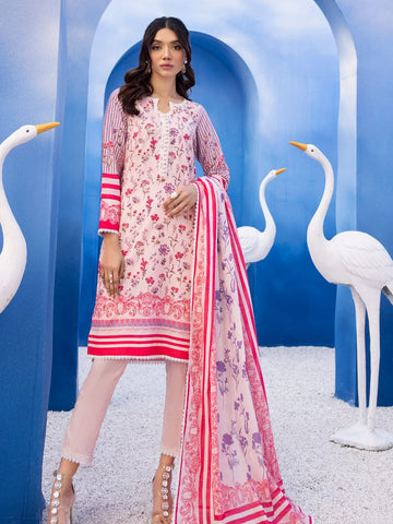 Gul Ahmed Unstitched Printed Lawn 3pcs Suite D-09