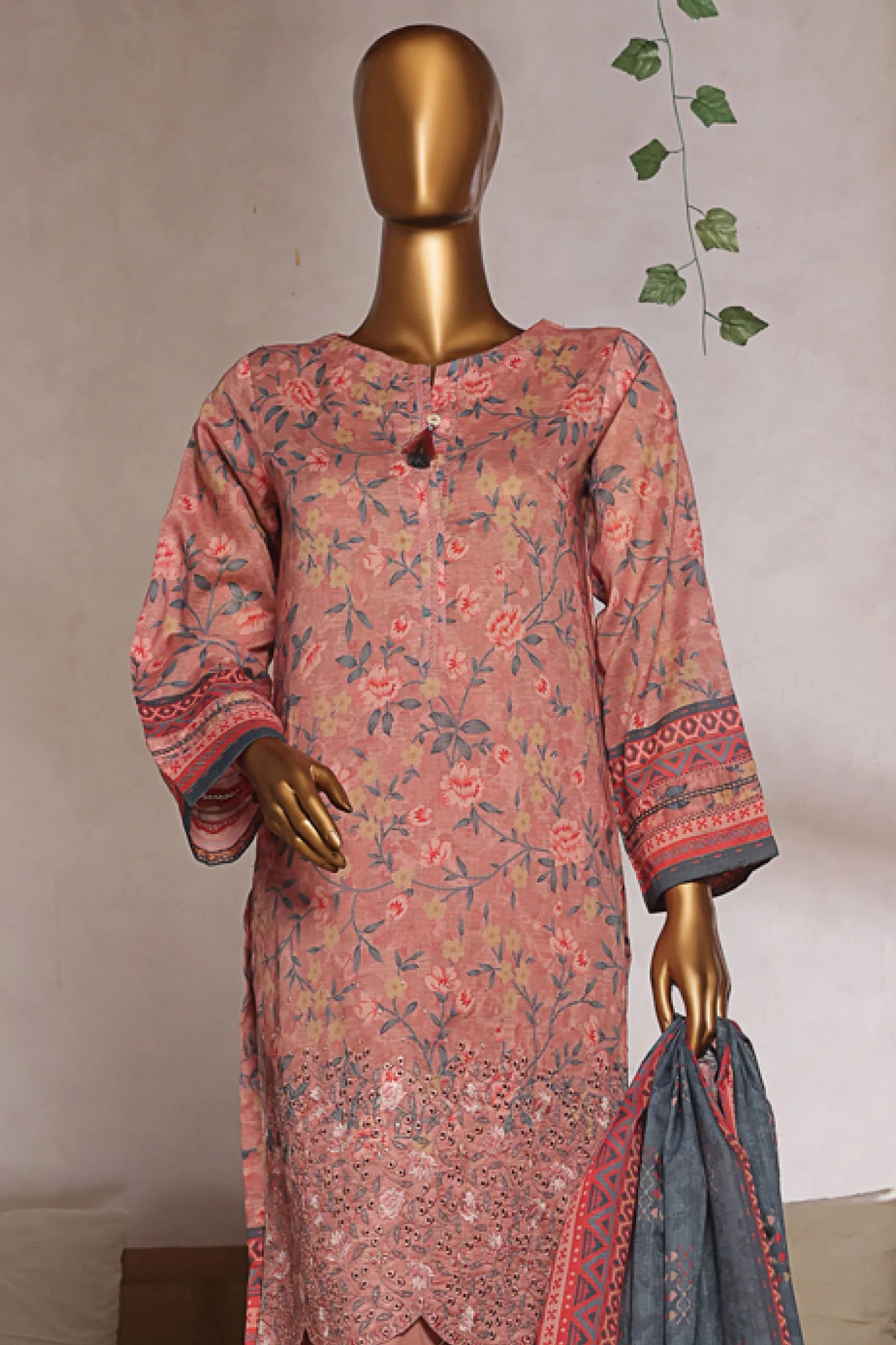 Aashkaar By HZ Stitched 3 Piece Emb Lawn Vol-05 Collection-D 01