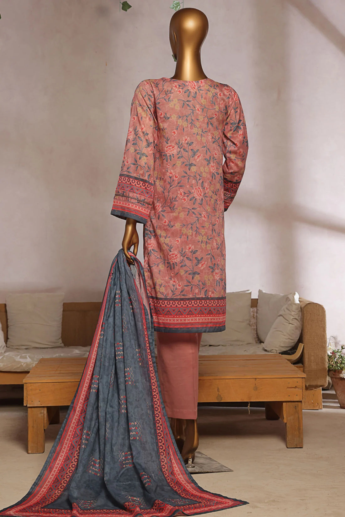 Aashkaar By HZ Stitched 3 Piece Emb Lawn Vol-05 Collection-D 01