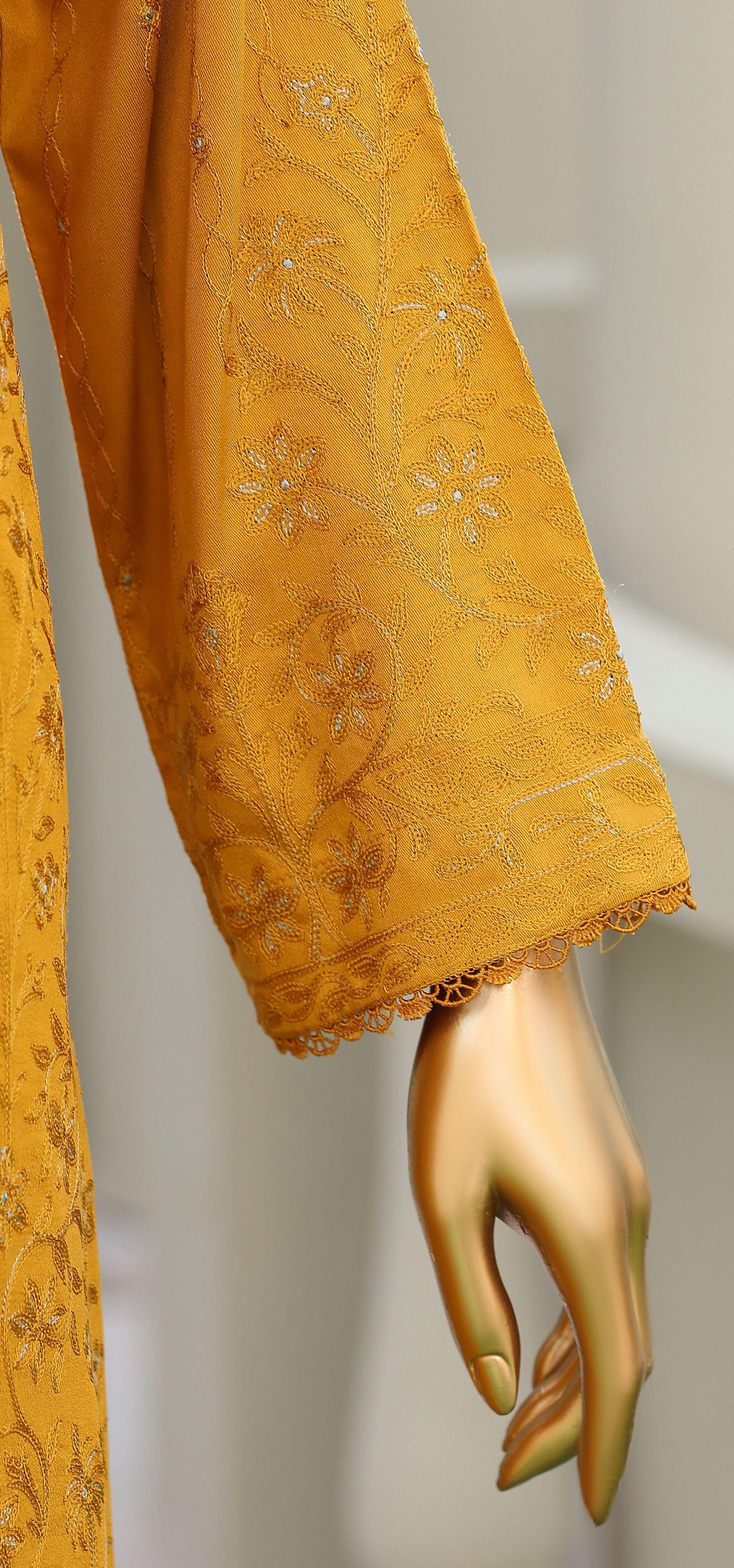 HZ Unstitech Velvet Royal Needlework Luxe 3piece Suite Collection D-05