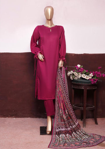 HZ Textile RTW Daily Drop Solid Twinset With Printed Fancy Dupatta 3PC Collection 2025 D-P01