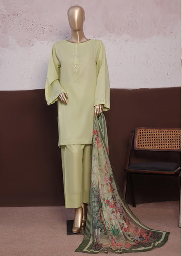 HZ Textile RTW Daily Drop Solid Twinset With Printed Fancy Dupatta 3PC Collection 2025 D-L03