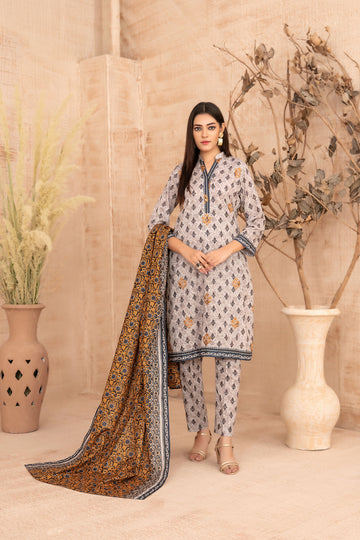 Areeka By Tawakkal Khaddar Boti Embroidery 3Piece Unstitched Collection 2025. D-02