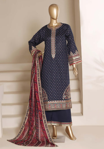 Sadabahar Luxury Regal Lawn With Digital Printed Lawn Dupatta 3Piece Stitched Eid Festive Edition Collection 2026. D#-03
