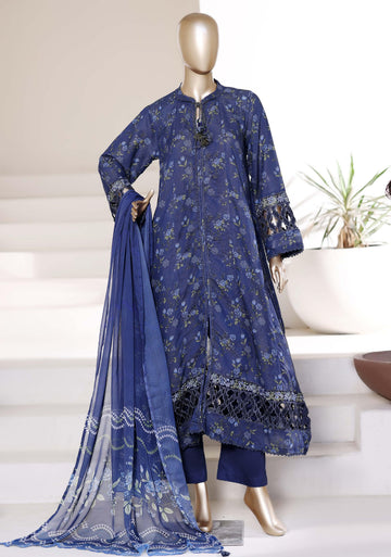 Sadabahar Luxury Peplum Frock Style Embroidery 3Piece Stitched COLLECTION 2026. D#03