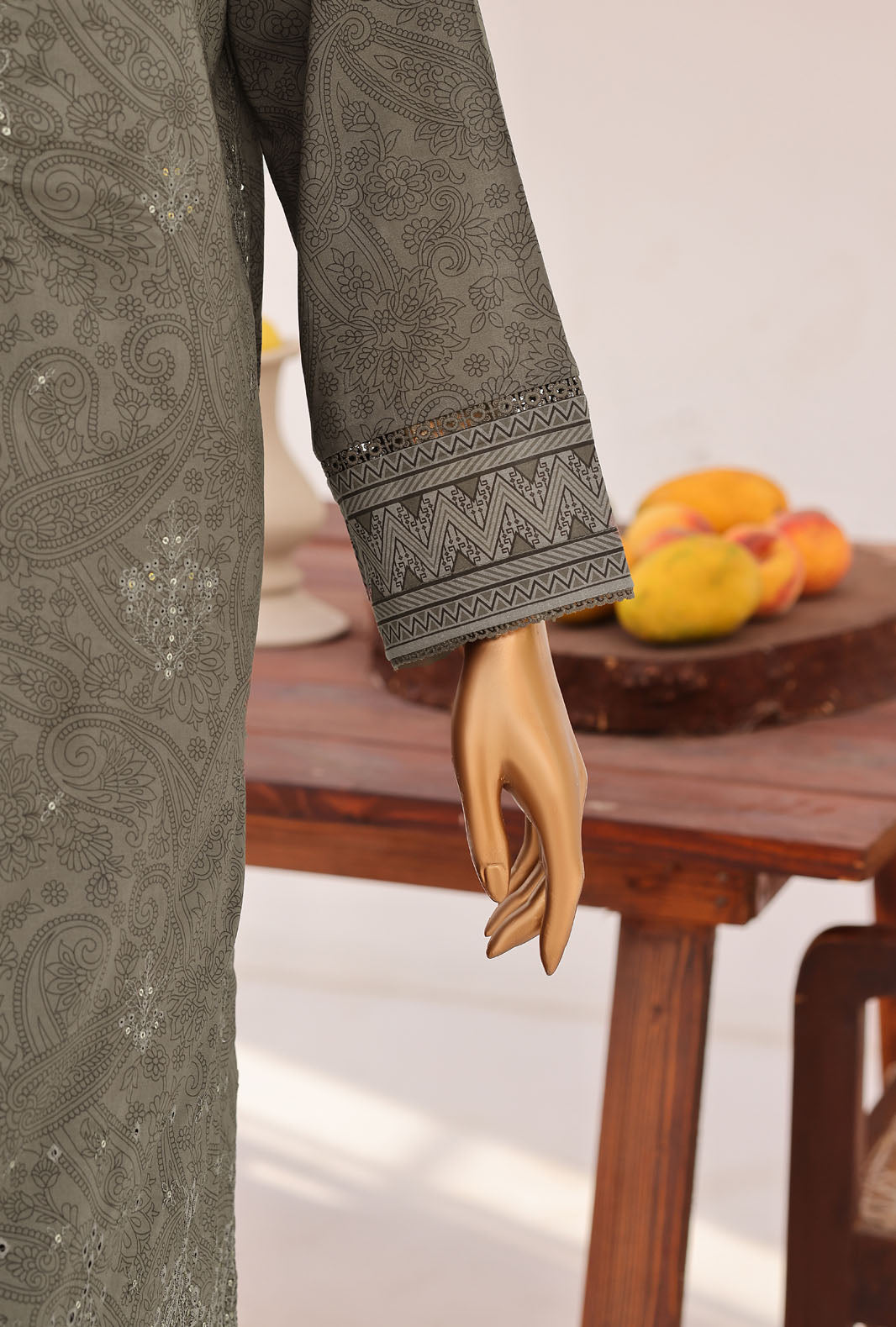Premium Venice By HZ Textiles Embroidered With Chiffon Embroidery Dupatta Lawn Suit Unstitched 3 Piece Collection 2026 D#-06