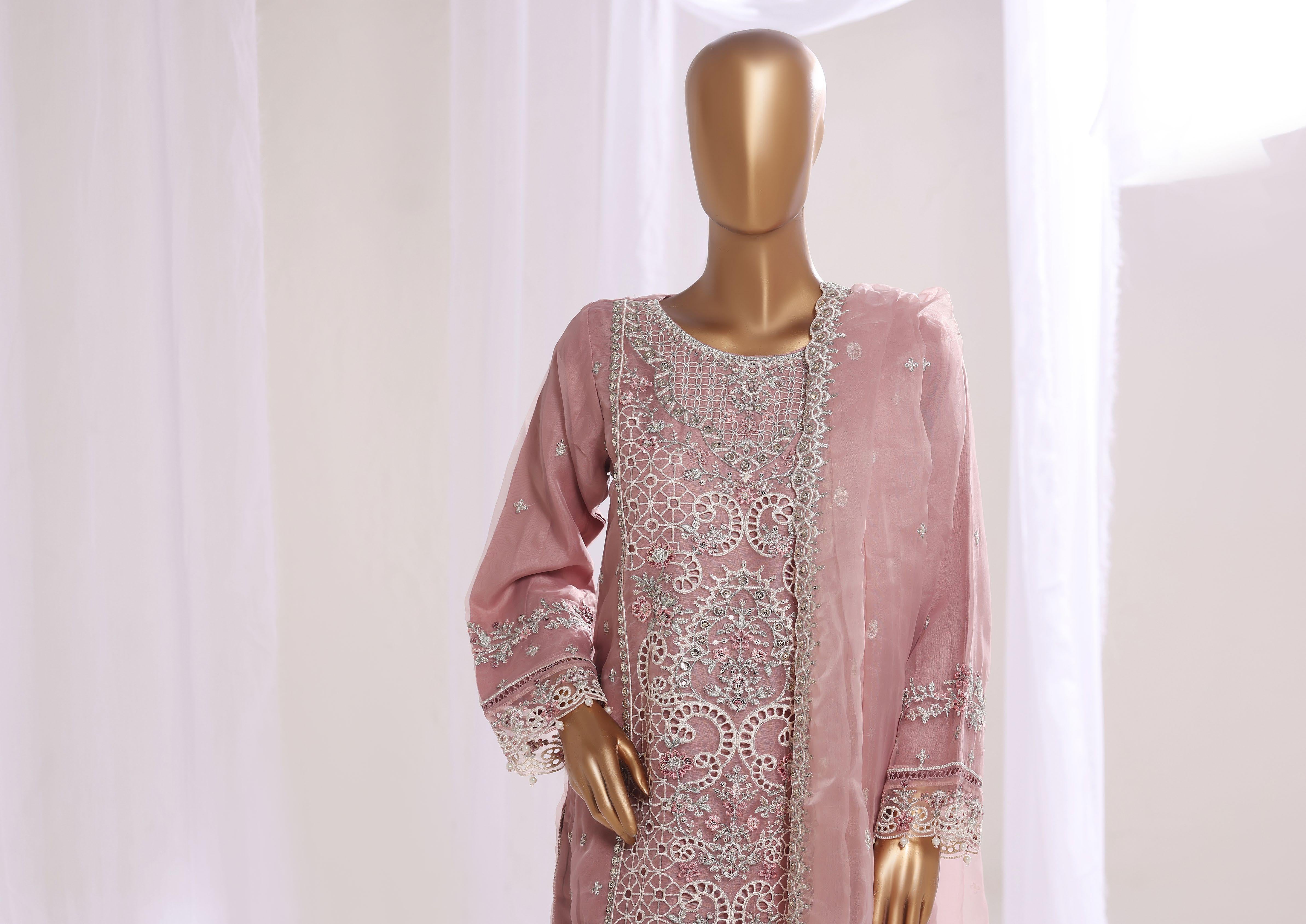 SADABAHAR LUXURY FORMAL FESTIVE °MAHPARA° ORGANZA EMBROIDERED 3PIECE STITCHED COLLECTION 2025 D-28