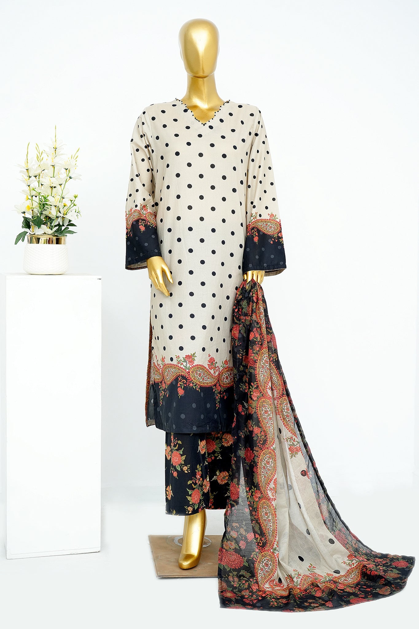 BIN SAEED Luxury Lawn Printed 3pcs Stitched Vol-30 3Piece Stitched COLLECTION 2026 D#-76
