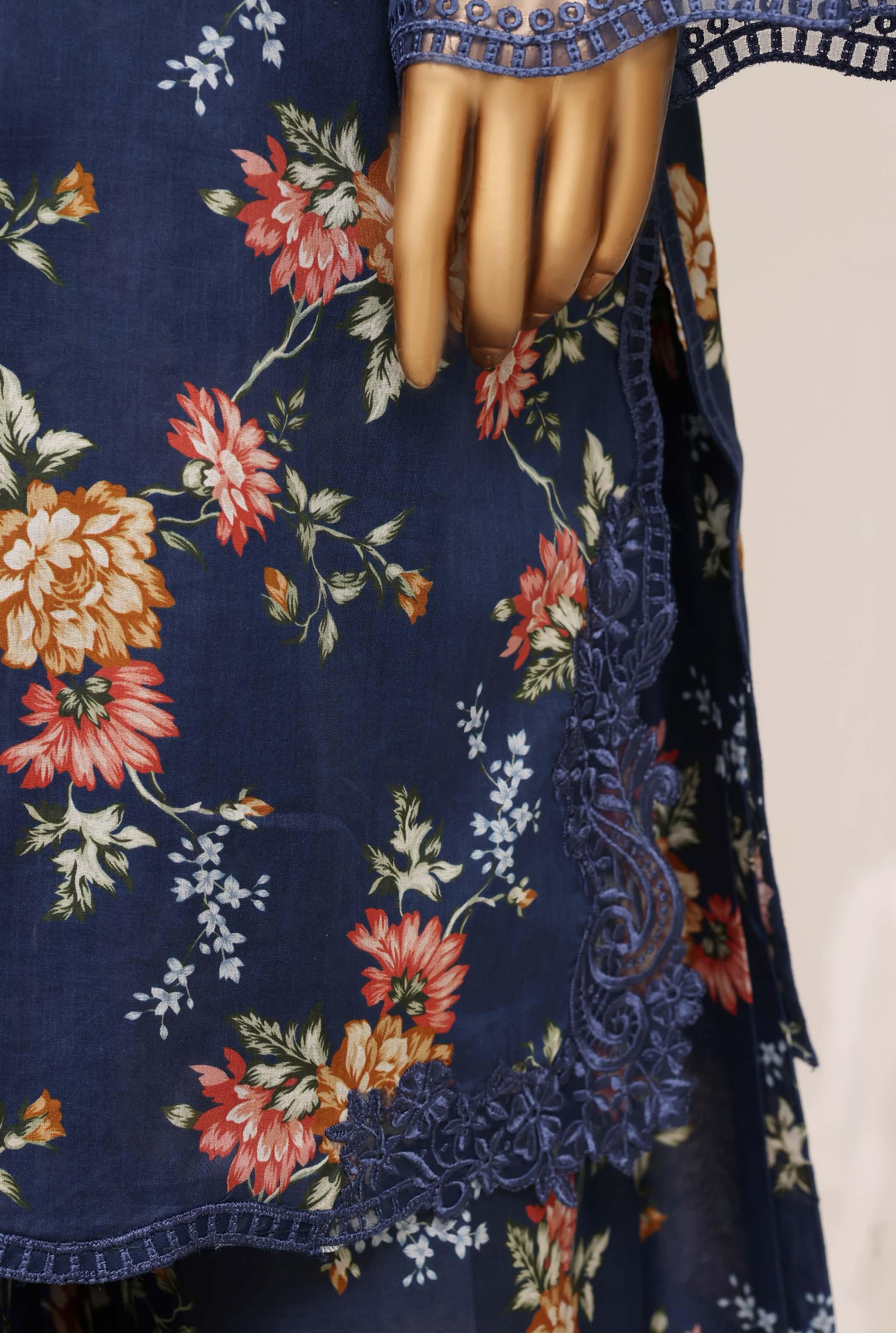 Sadabahar Malika Embroidery Lawn Short Length 3Piece Stitched Vol-10 Collection 2026 D#04