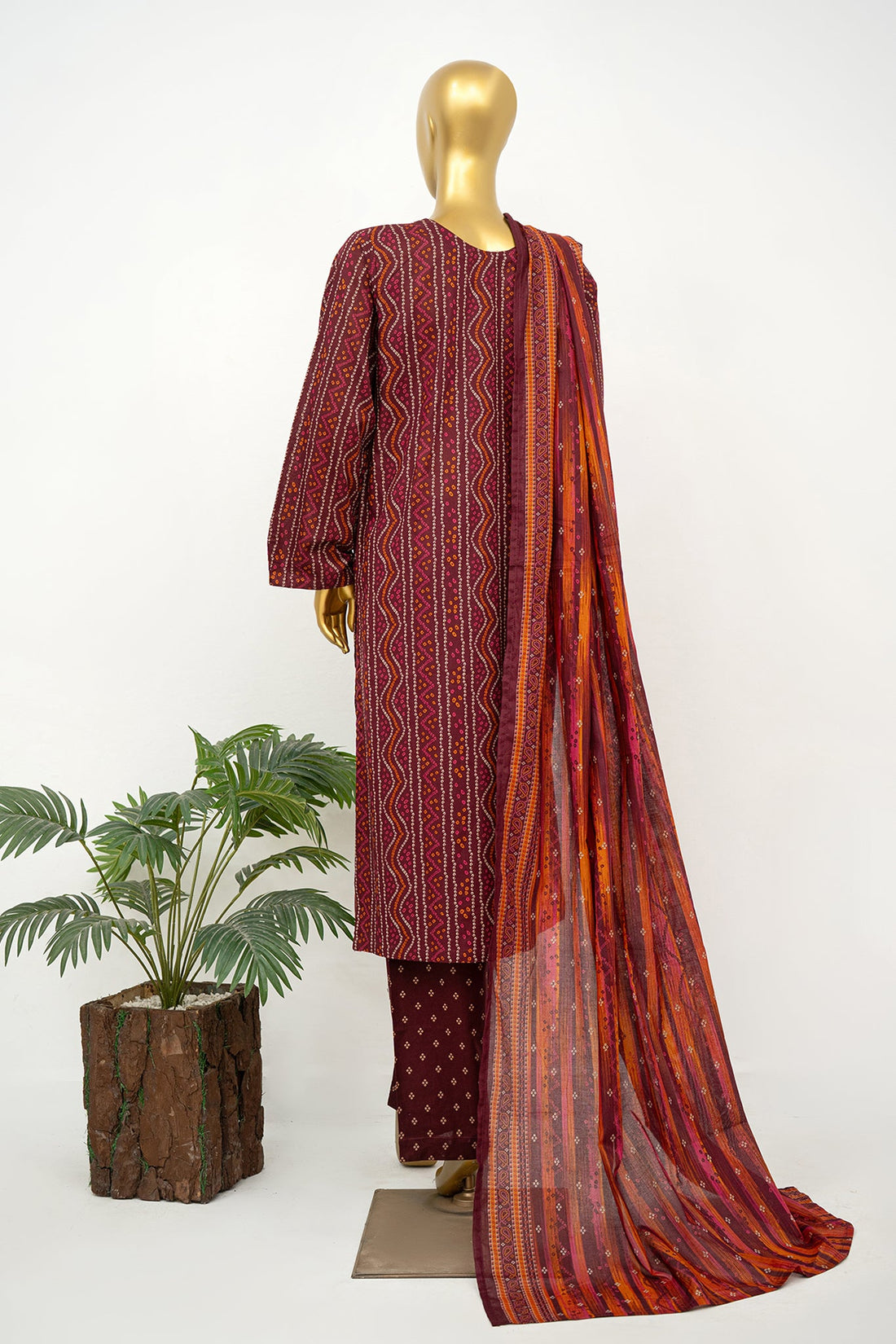 BIN SAEED Luxury Lawn Printed 3pcs Stitched Vol-30 3Piece Stitched COLLECTION 2026 D#-132