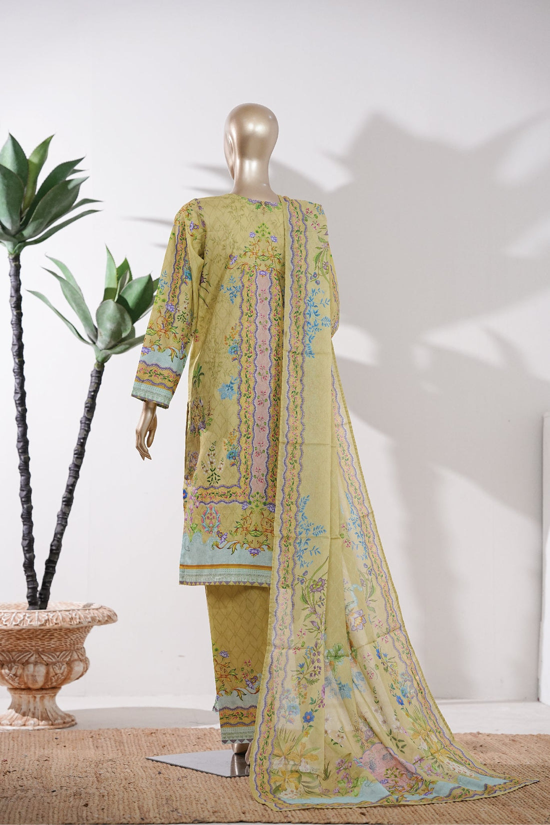 BIN SAEED Luxury Lawn Printed 3pcs Stitched Vol-18 3Piece Stitched COLLECTION 2026 D-#41