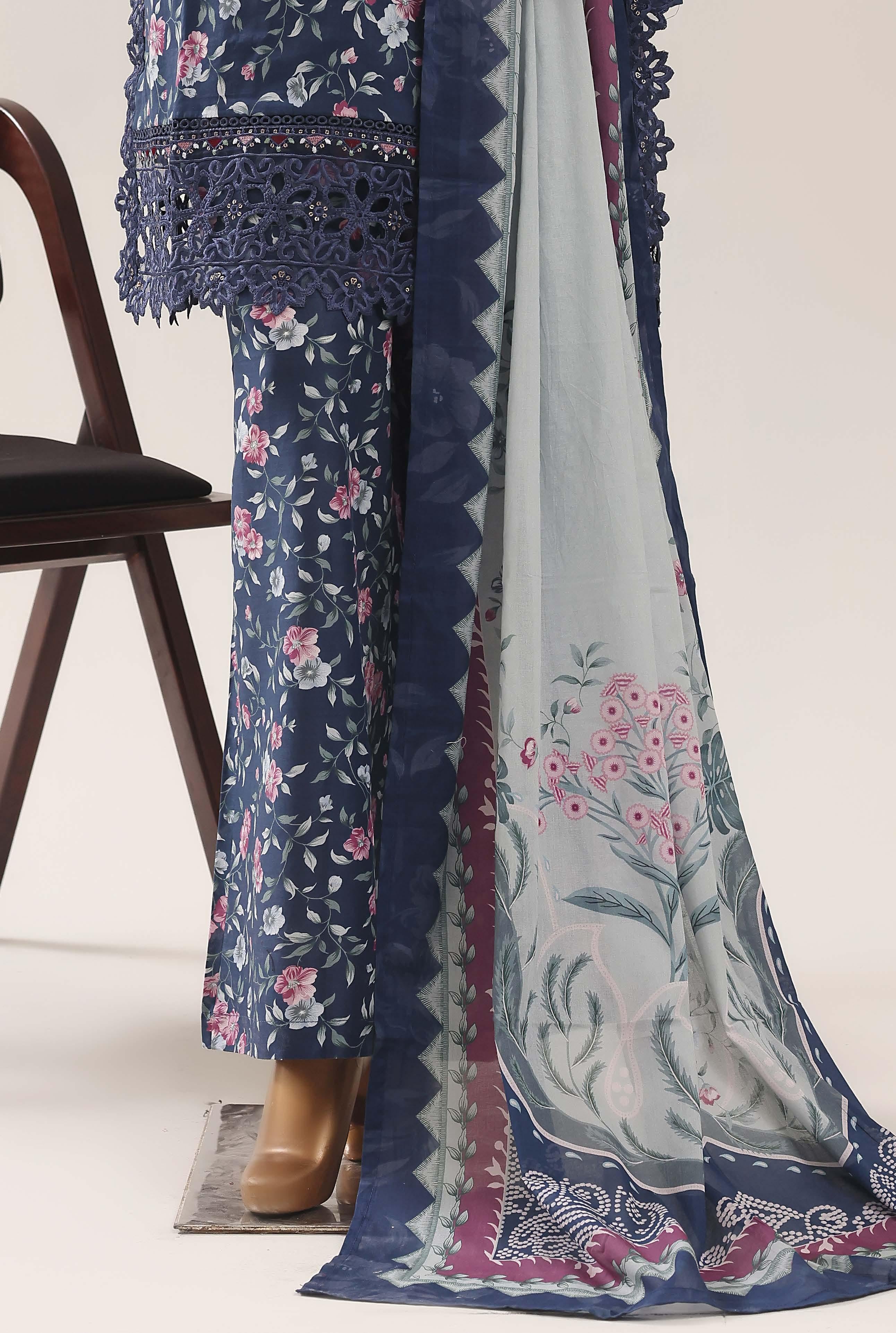 Sadabahar Malika Embroidery Lawn Short Length 3Piece Stitched Vol-08 Collection 2026 D#02
