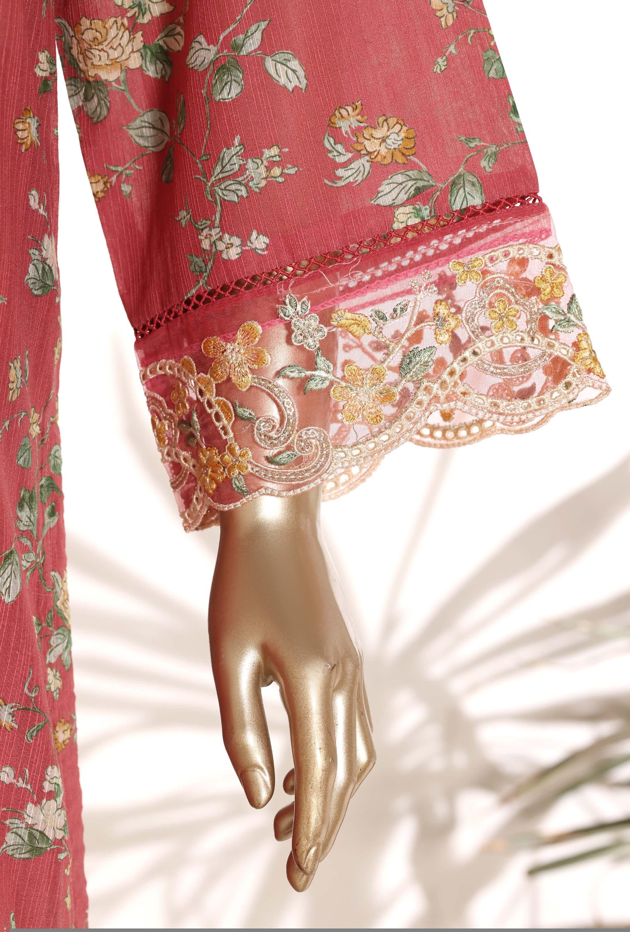 Sadabahar Luxury Amyrah Lawn With Digital Printed Lawn Dupatta 3Piece Stitched Eid Festive Edition Collection 2026. D#-01