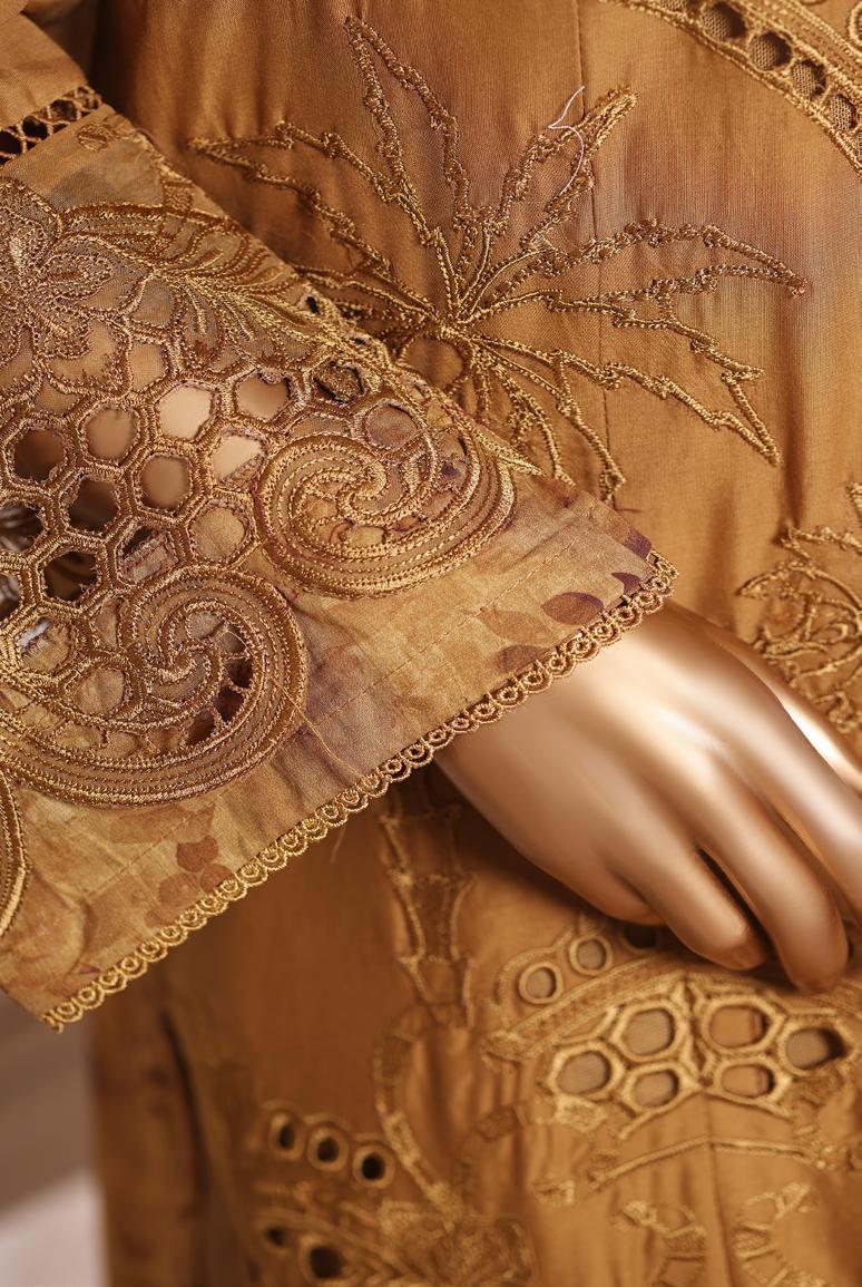 Bin Saeed Luxury Laserkari Lawn With Digital Printed Lawn Dupatta 3Piece Stitched Vol-01 Collection 2026. D#-10