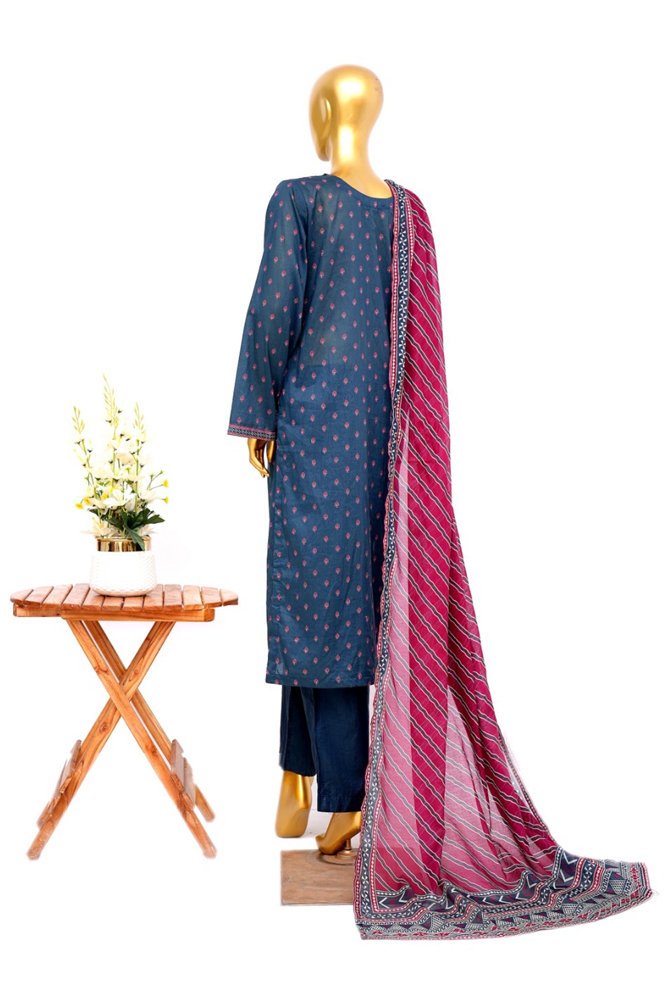 BIN SAEED Luxury Lawn Printed 3pcs Stitched Vol-30 3Piece Stitched COLLECTION 2026 D#-104