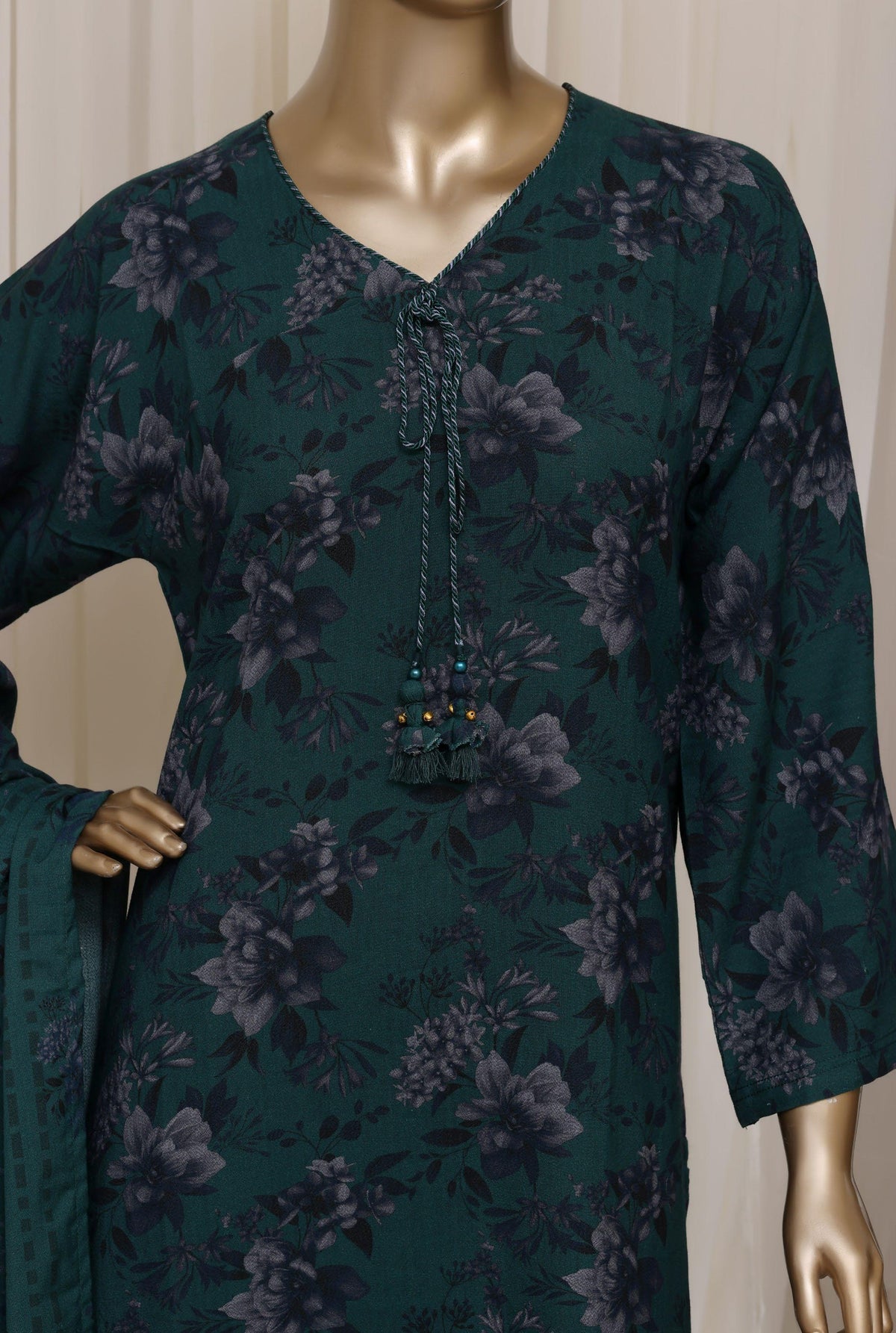 Sadabahar Luxury Dhanak Printed Winter 3Piece Collection DHS-04