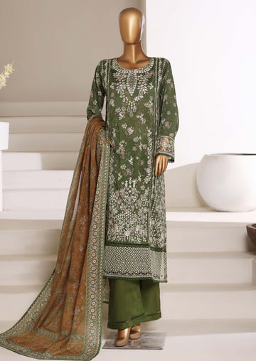 Sadabahar Luxury Signature Lawn Embroidery 3Piece Stitched COLLECTION 2026. D-05