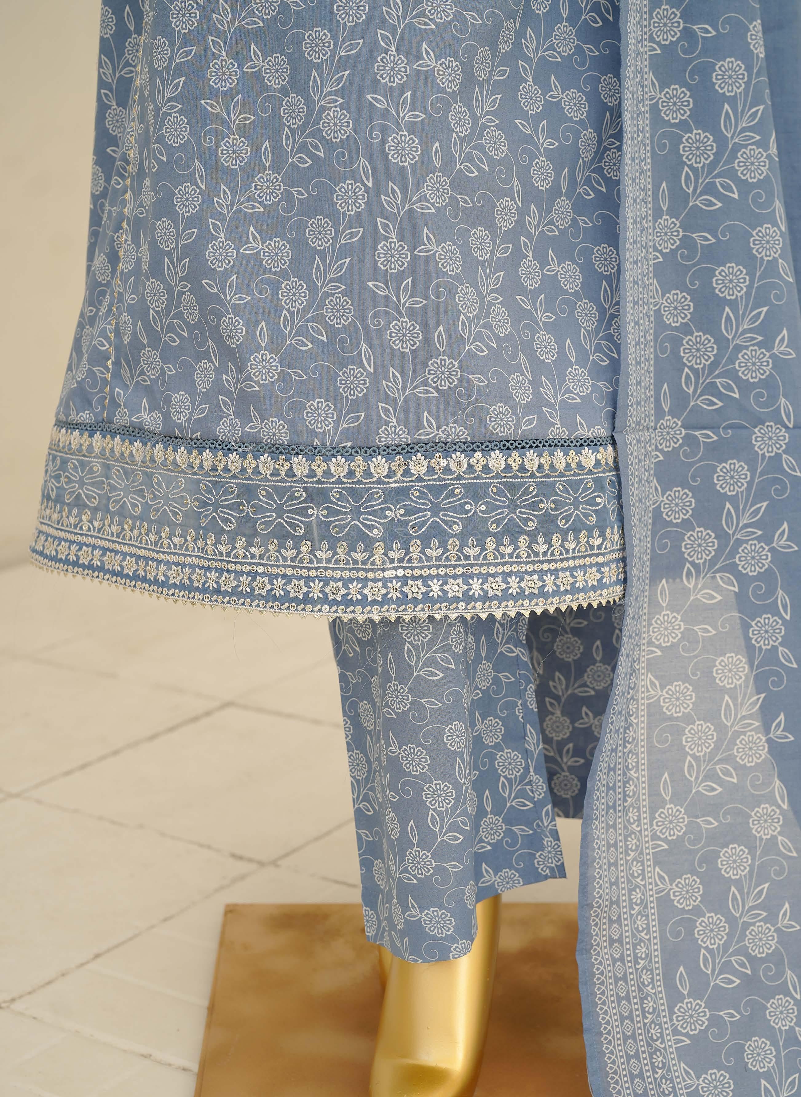 Bin Saeed Luxury Peplum Frock Style Embroidery 3Piece Stitched Vol-01 COLLECTION 2026. D#08