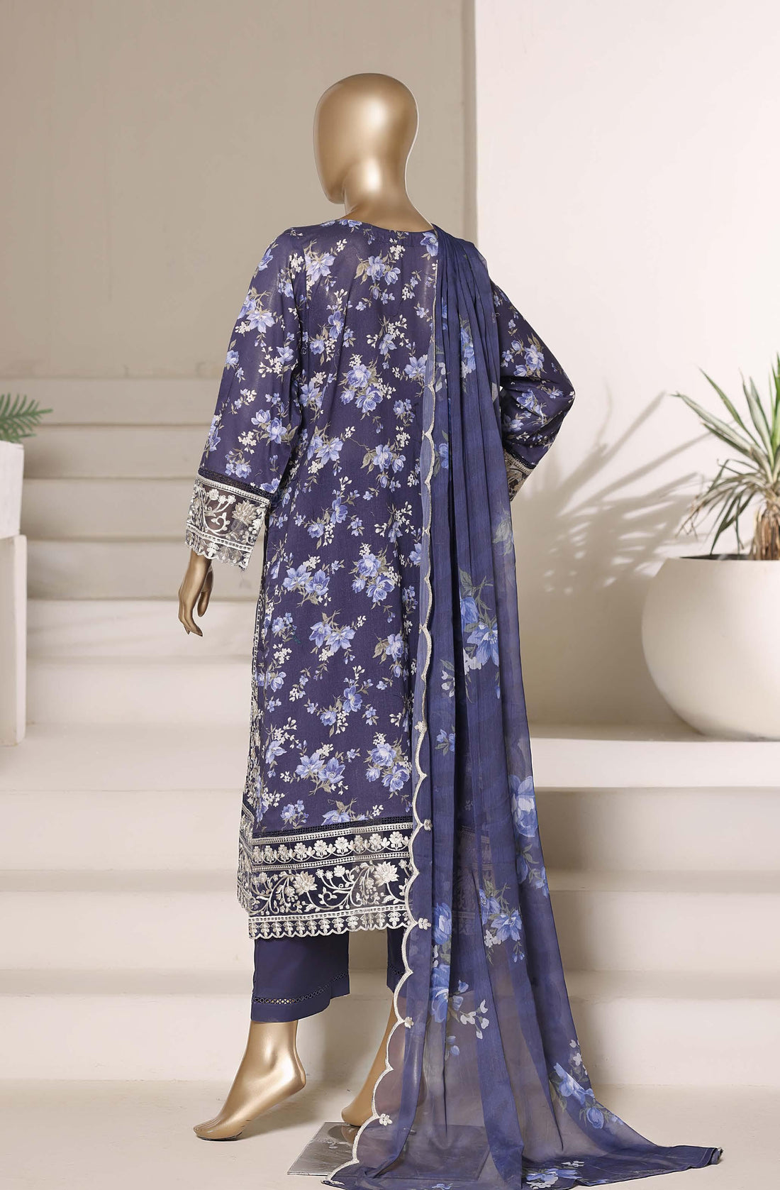 Sadabahar Luxury Signature  Lawn Embroidery 3Piece Stitched Vol-02 COLLECTION 2026. D-11