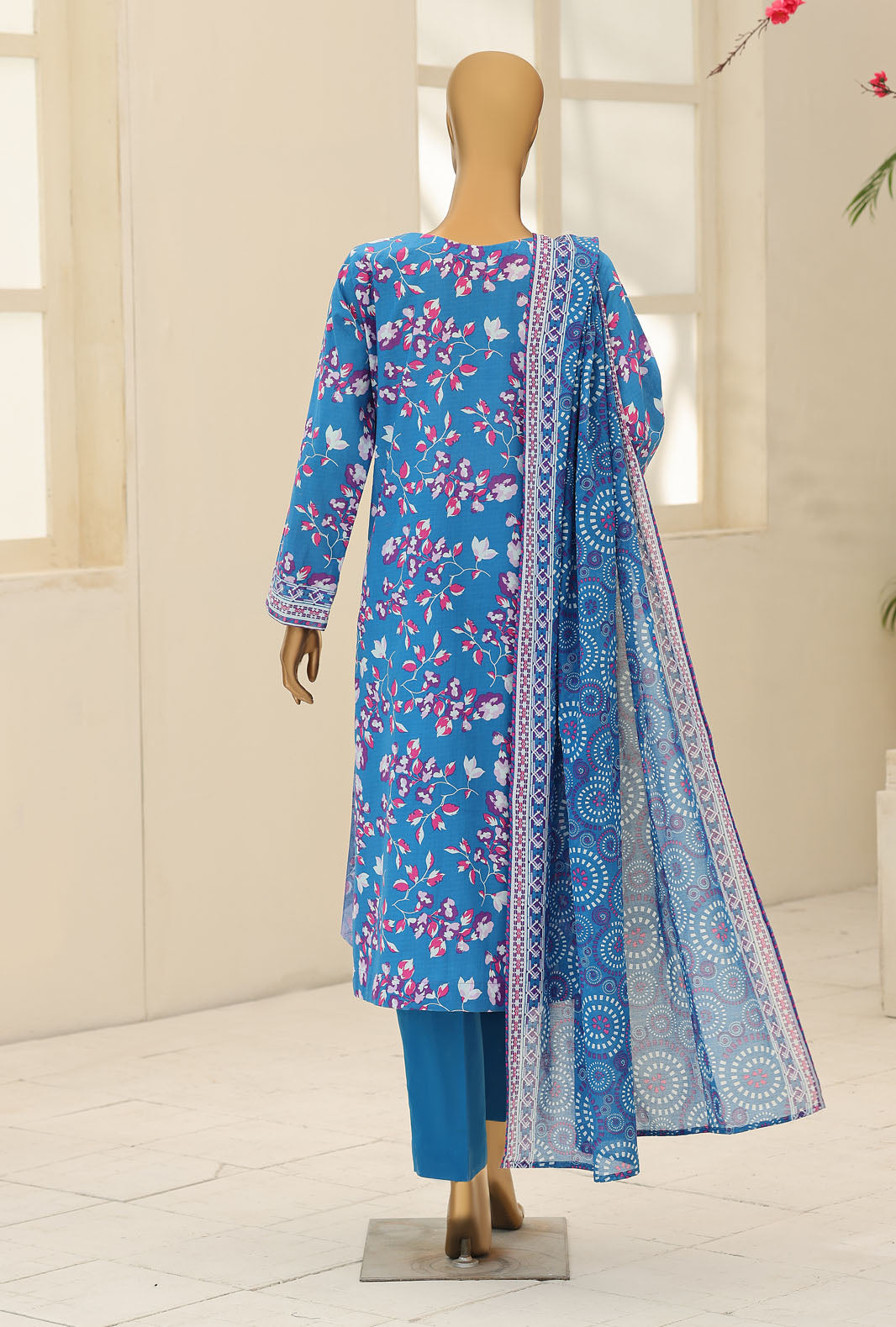 Summer Shades by HZ Textiles Digital Printed Lawn Suit Unstitched 3 Piece Collection 2026 D#-07