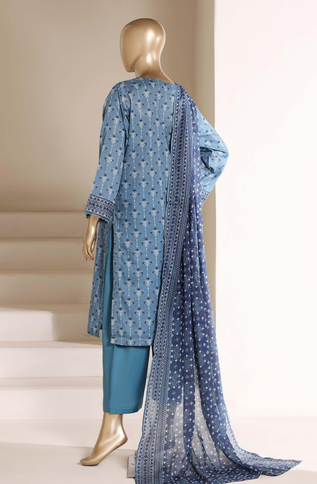 Sadabahar Printed Lawn 3Piece Stitched Vol-05 COLLECTION 2026 D#01