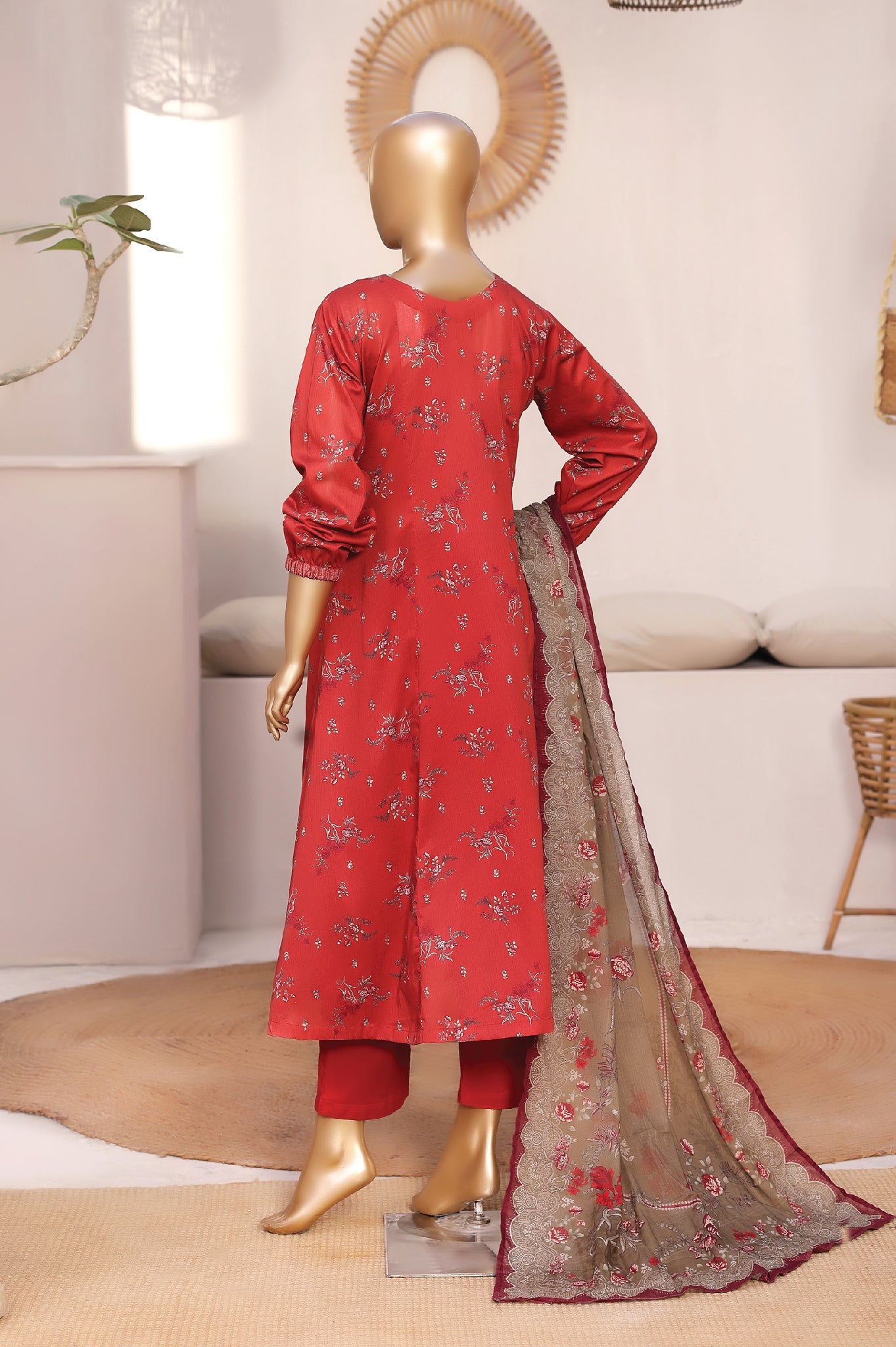 BIN SAEED Luxury Lawn Frock  Printed 3pcs Stitched Vol-01 3Piece Stitched COLLECTION 2026 D-#08