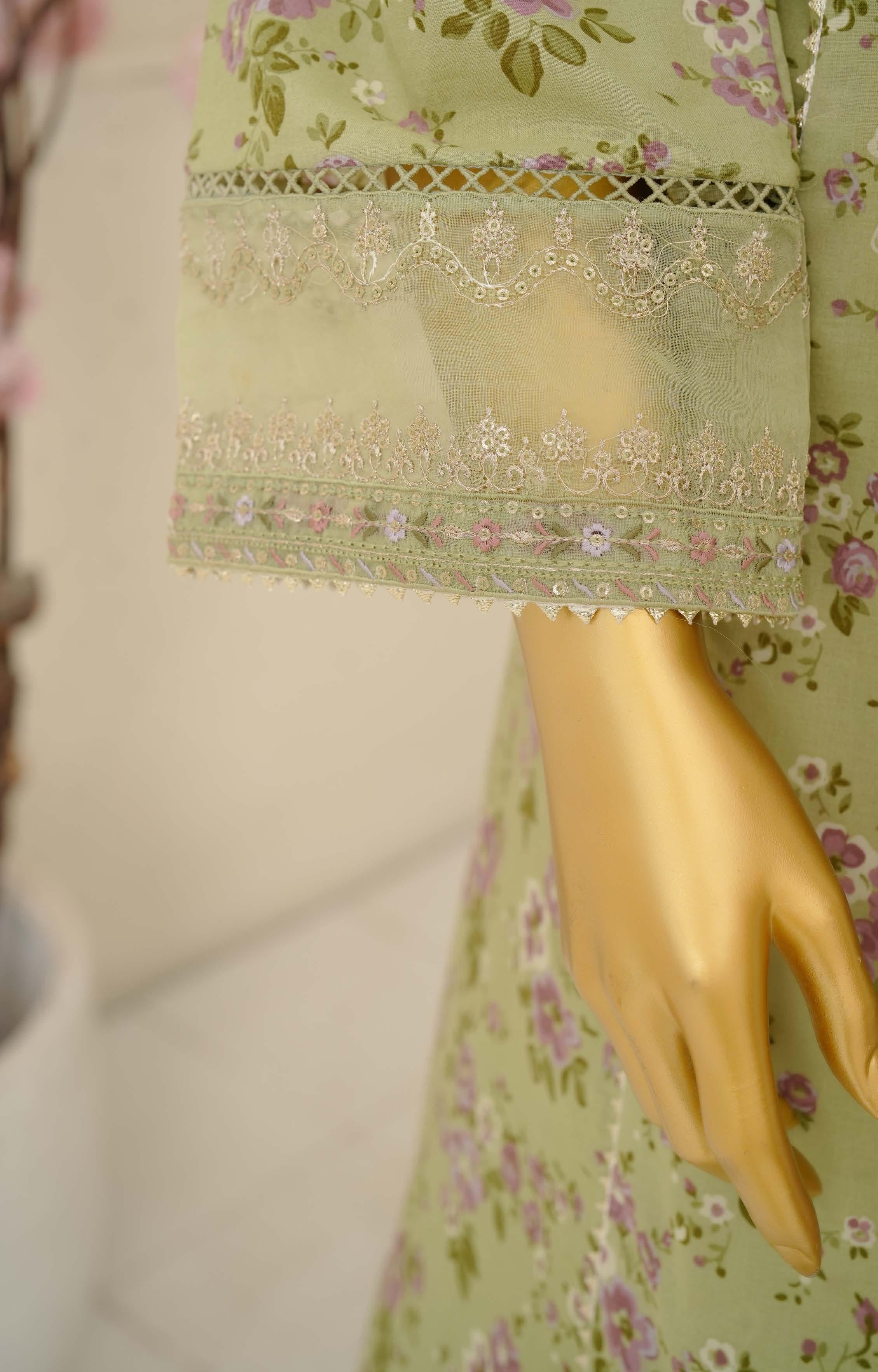Bin Saeed Luxury Peplum Frock Style Embroidery 3Piece Stitched Vol-01 COLLECTION 2026. D#01
