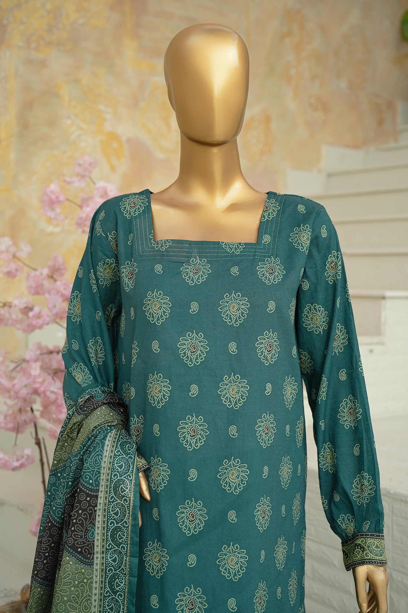 BIN SAEED Luxury Lawn Printed 3pcs Stitched Vol-18 3Piece Stitched COLLECTION 2026 D-#51