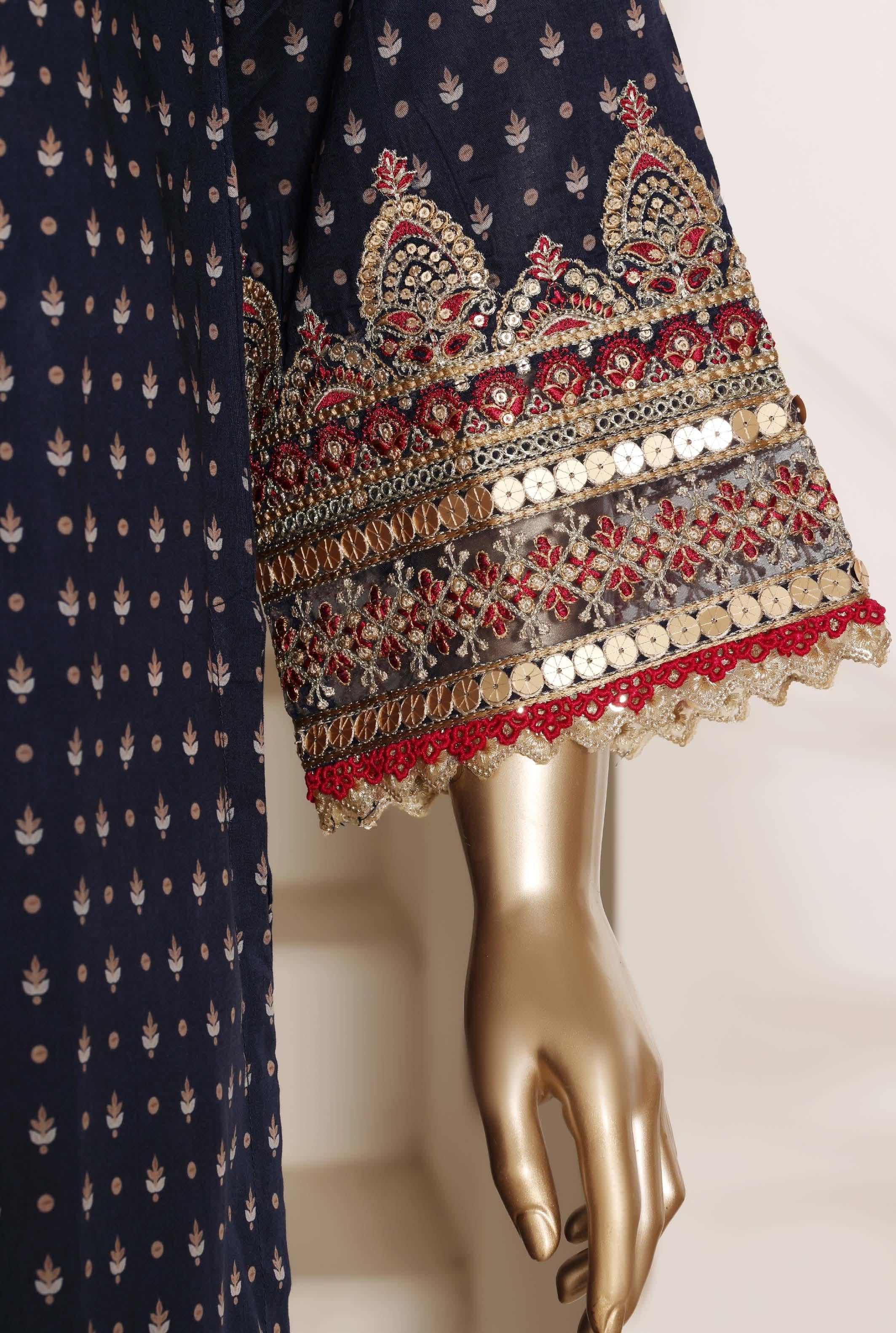 Sadabahar Luxury Regal Lawn With Digital Printed Lawn Dupatta 3Piece Stitched Eid Festive Edition Collection 2026. D#-03