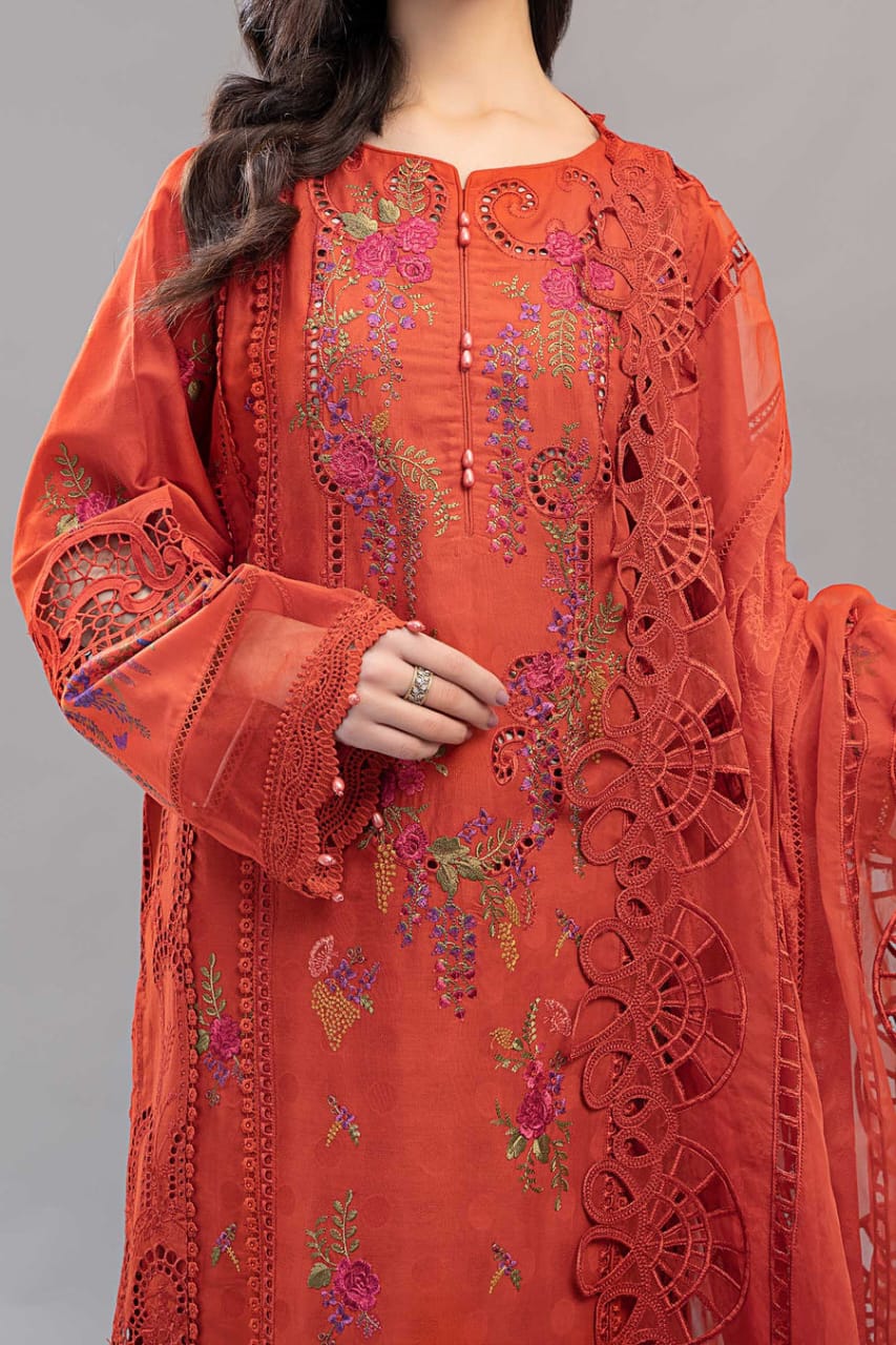 Maria B Luxury 3Piece Rtw Lawn Collection Collection 2025 MBLE-3209