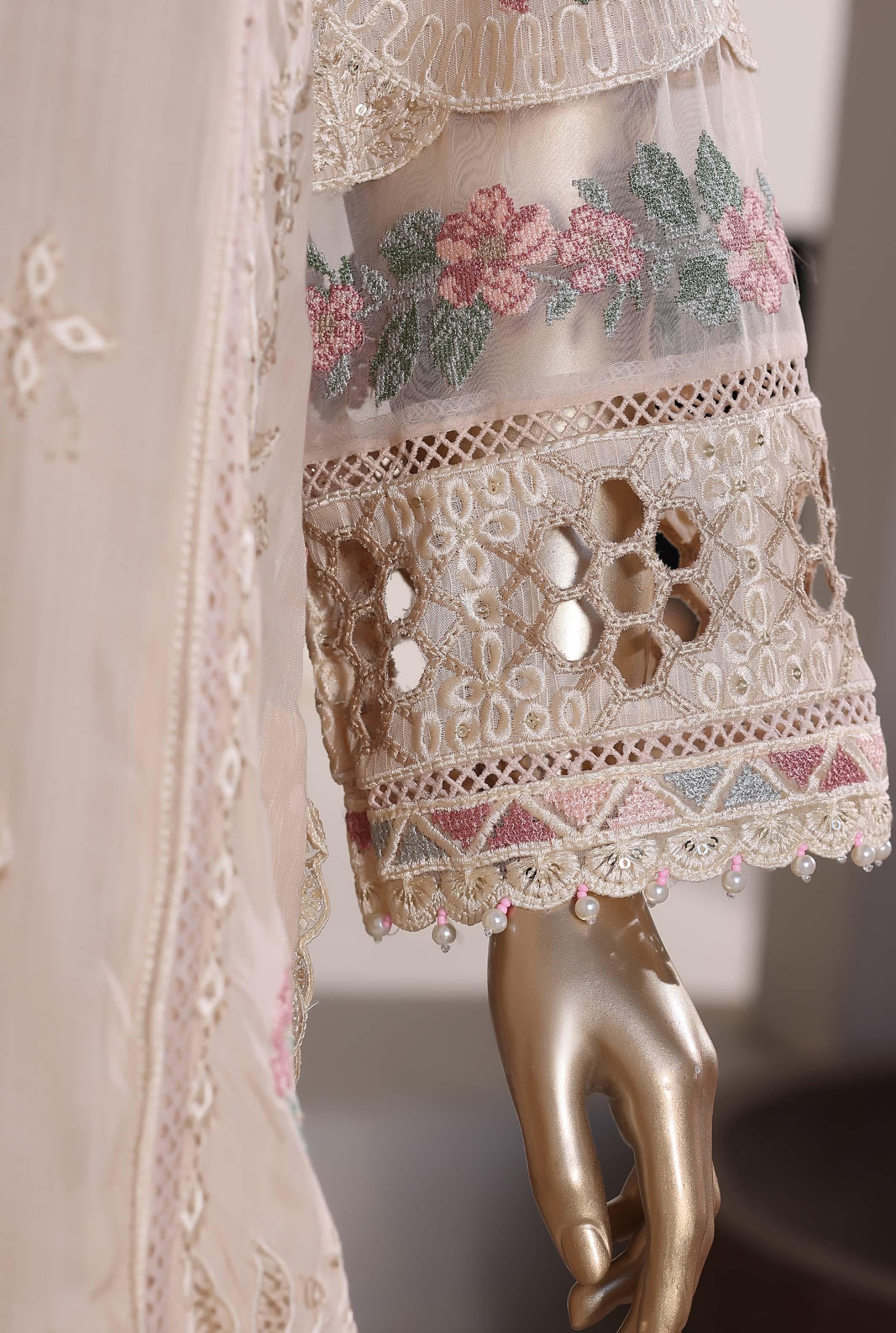 Sadabahar Luxury SlubViscous Lawn Embroidery With Chiffon Embroidery Dupatta Stitched Vol-01 Collection 2026. LEL-11