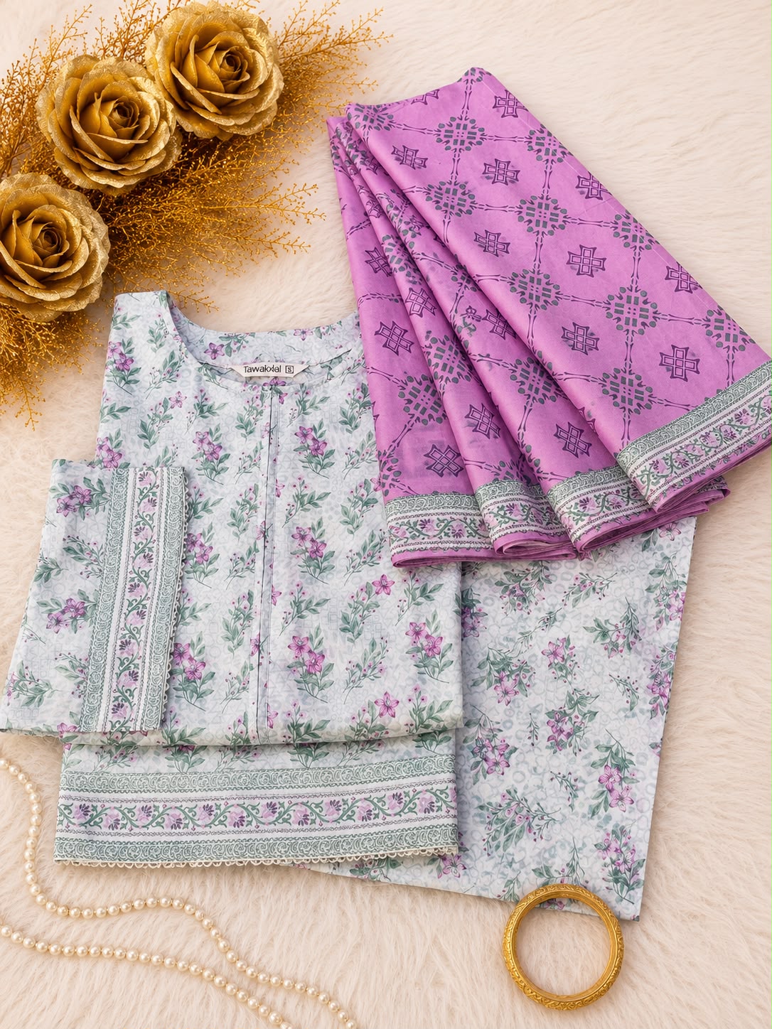 Tawakkal Luxury Lawn Printed 3pcs Stitched Vol-01 3Piece Stitched COLLECTION 2026 D#-16