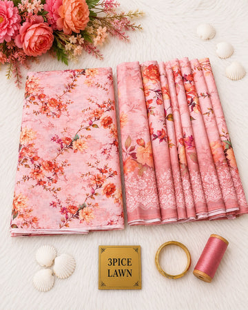 Daily To Wear Unstitched Printed 3Piece Al Over Collection 2026 D#-08