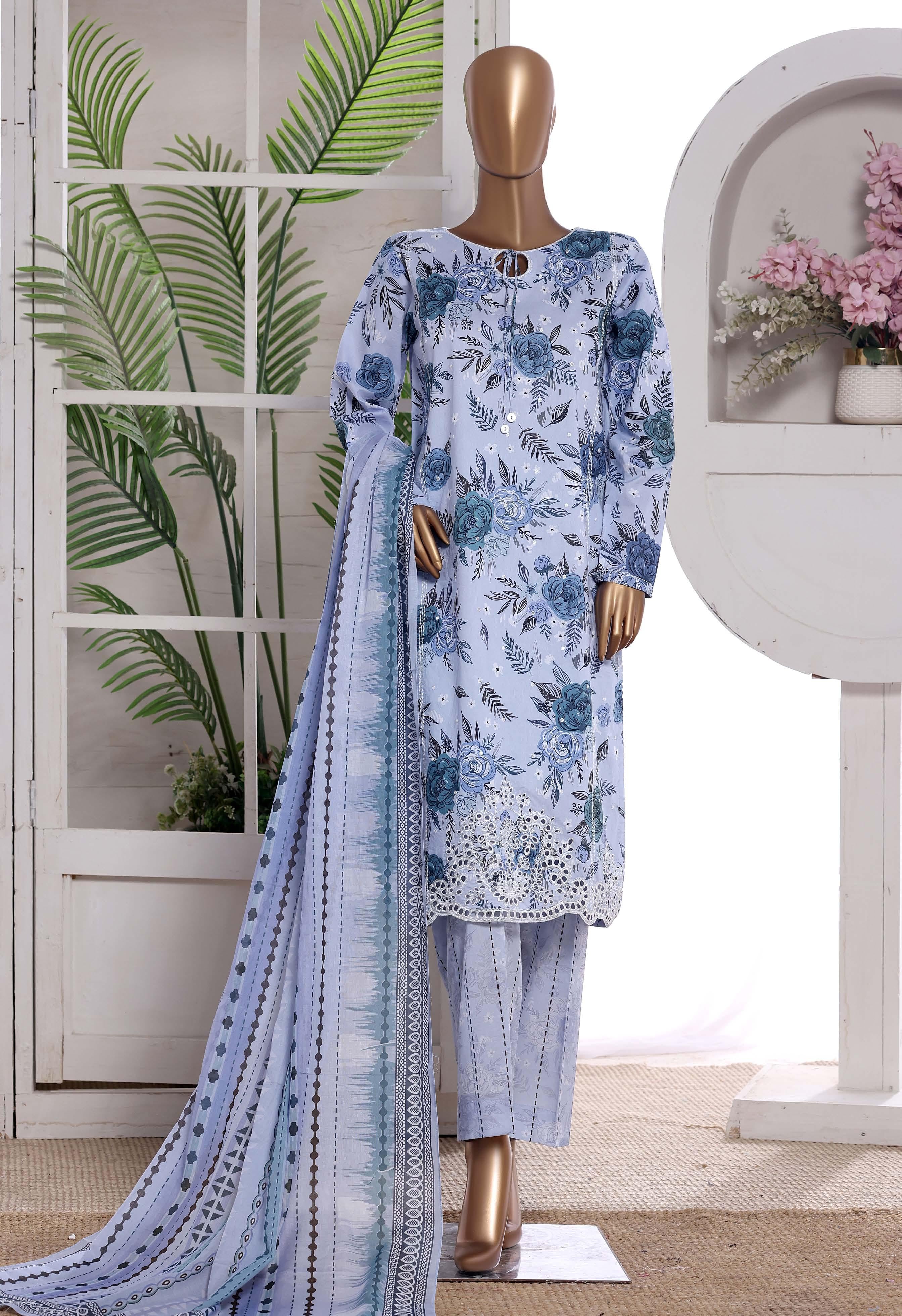 HZ °GULDOZI° Luxury Lawn Embroidery 3Piece Stitched Collection 2026 D#07