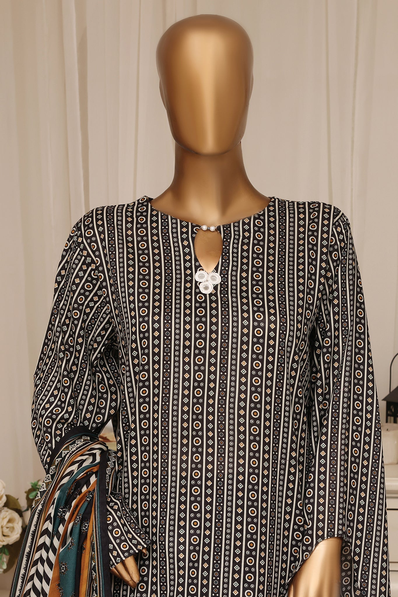 BIN SAEED Luxury Lawn Printed With Farshi Shalwar 3Piece Stitched COLLECTION 2026 D-#04