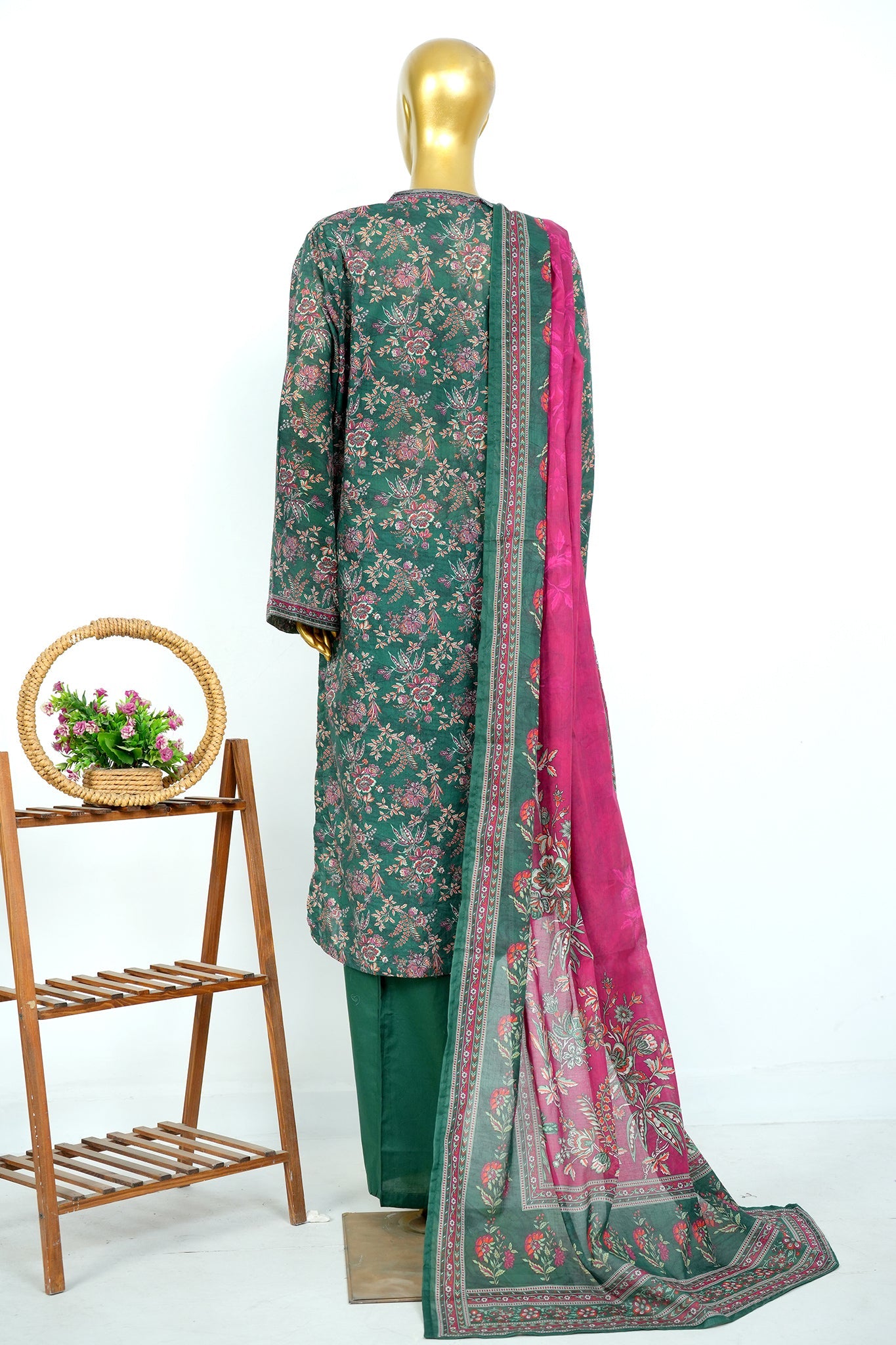 BIN SAEED Luxury Lawn Printed 3pcs Stitched Vol-30 3Piece Stitched COLLECTION 2026 D#-131