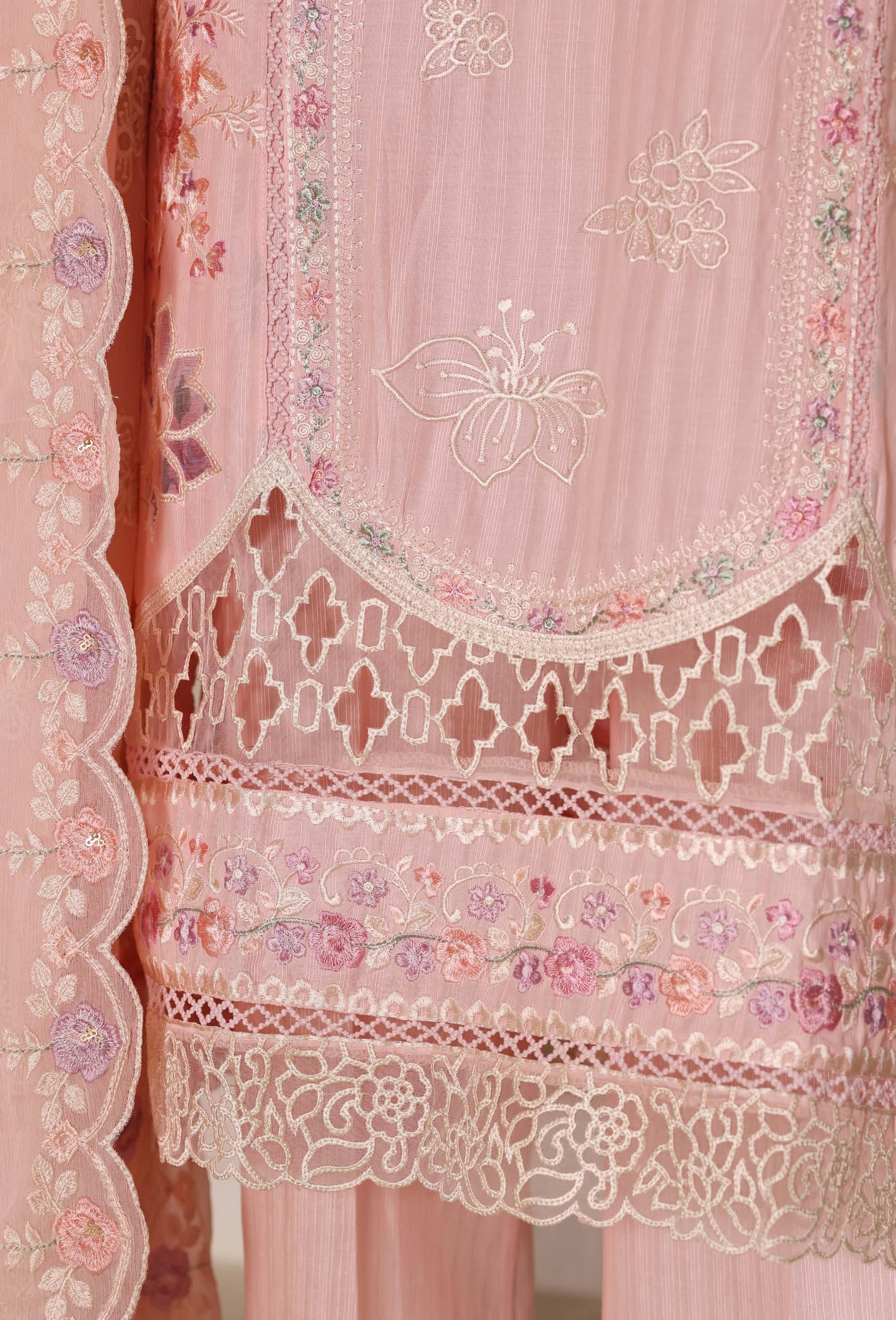 Sadabahar Luxury Slub Viscous Lawn Embroidery With Chiffon Embroidery Dupatta Stitched Vol-05 Collection 2026. LEL-21