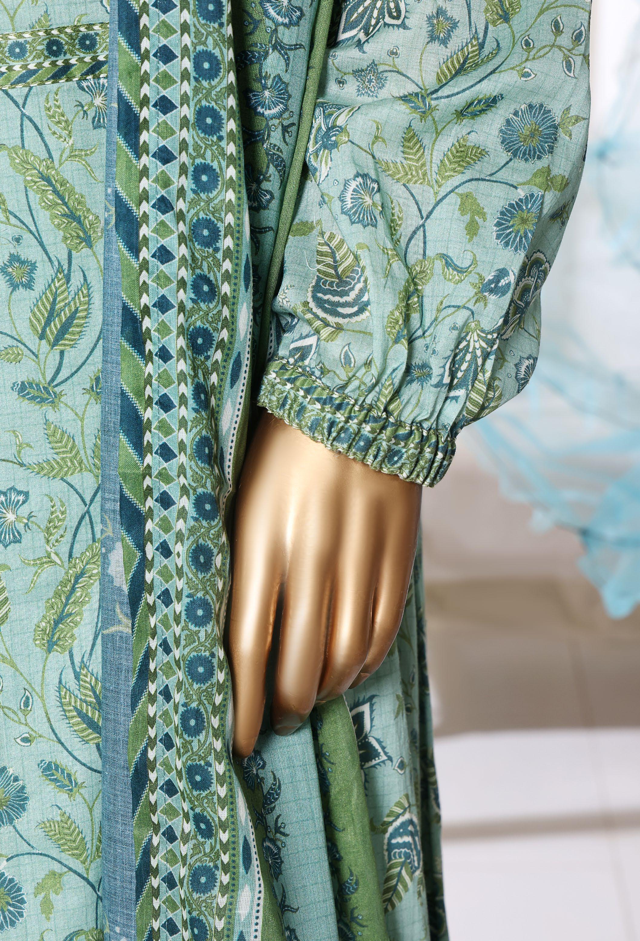 BIN SAEED Luxury Lawn Frock  Printed 3pcs Stitched Vol-01 3Piece Stitched COLLECTION 2026 D-#01