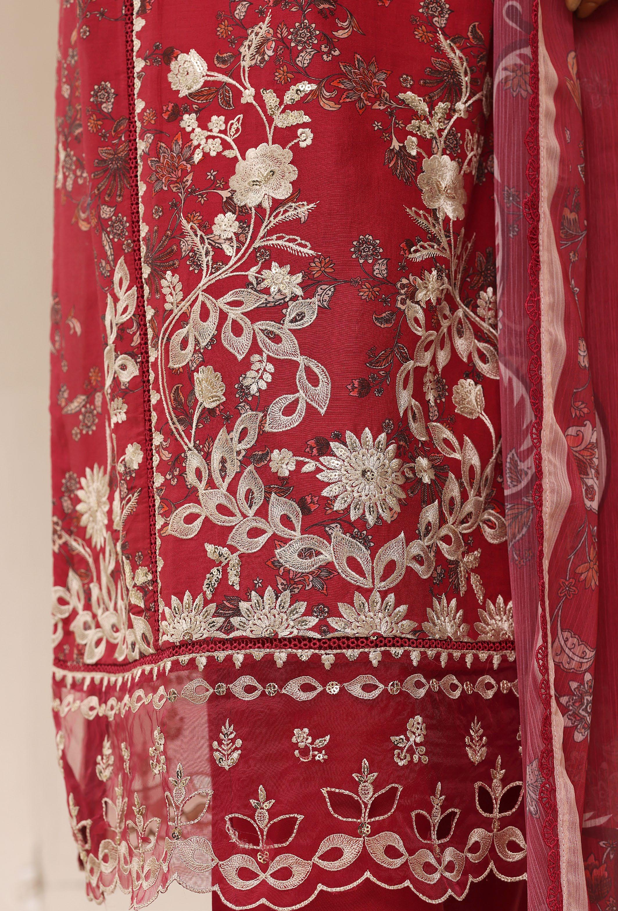 Sadabahar Luxury Signature Festive Embroidery Ready To Wear 3Piece Stitched Collection 2026 D#04