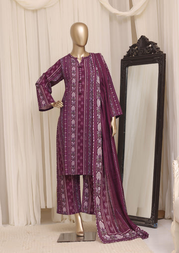 Sadabahar Luxury Khaddar Printed Winter 3Piece Vol-01 Collection SDKH-04