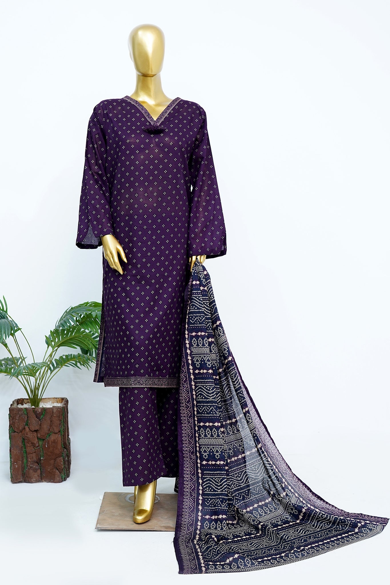 BIN SAEED Luxury Lawn Printed 3pcs Stitched Vol-30 3Piece Stitched COLLECTION 2026 D#-88