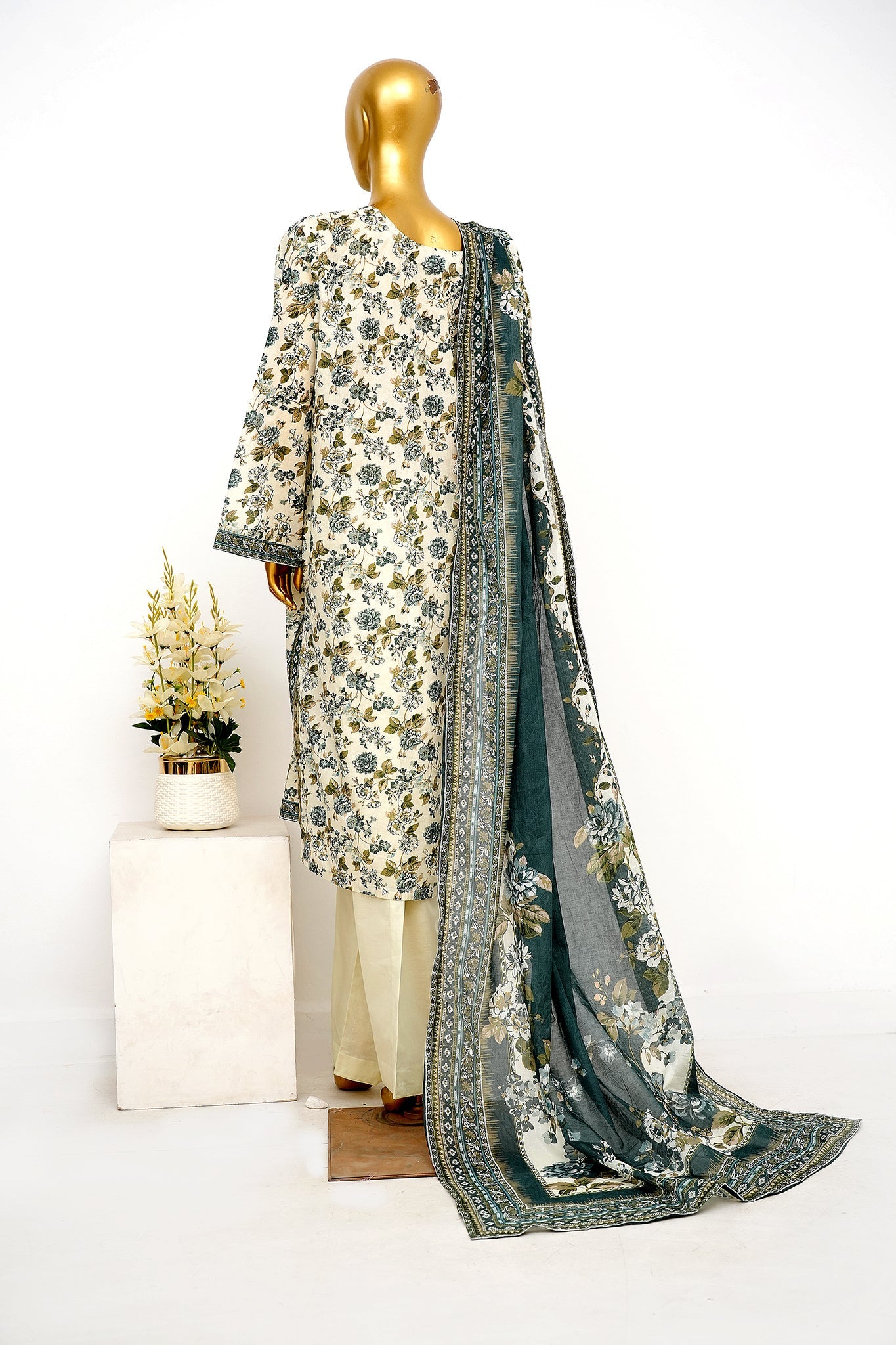 BIN SAEED Luxury Lawn Printed 3pcs Stitched Vol-30 3Piece Stitched COLLECTION 2026 D#-117