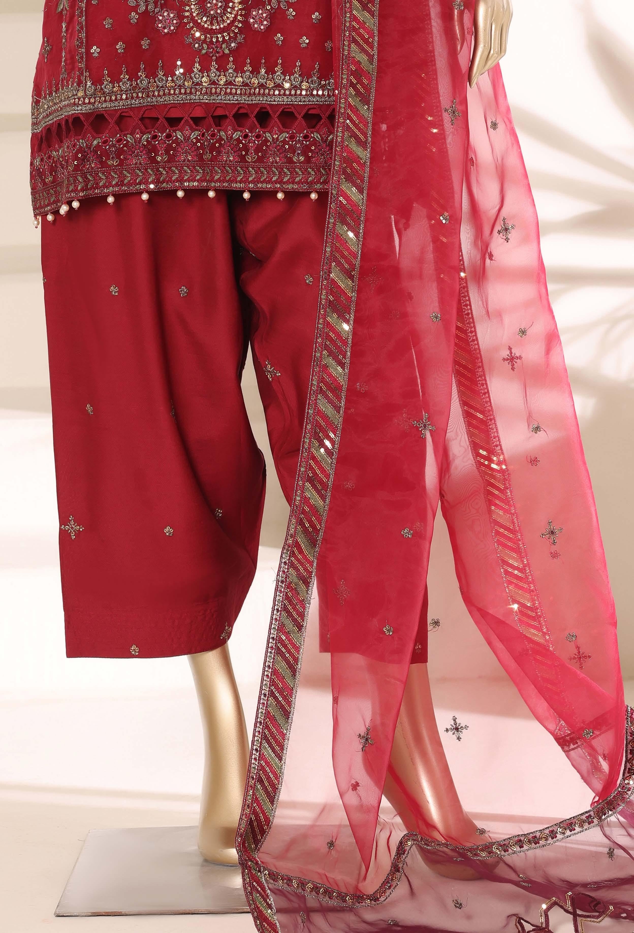 SADABAHAR LUXURY FORMAL FESTIVE °MAHPARA° ORGANZA EMBROIDERED 3PIECE STITCHED Vol-03 COLLECTION 2026 D#-02