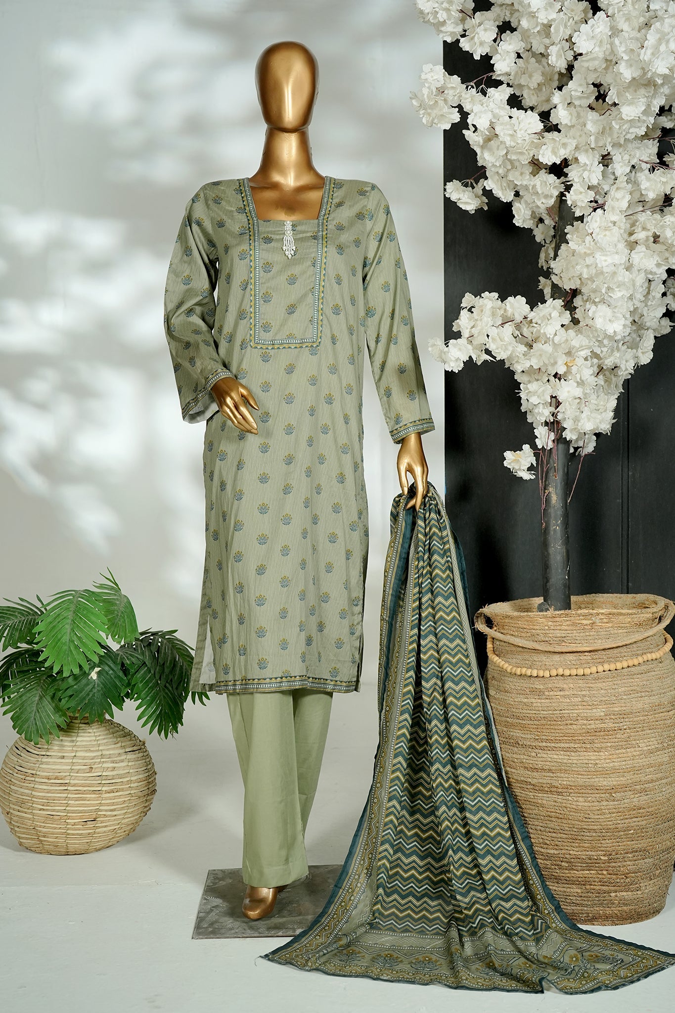 BIN SAEED Luxury Lawn Printed 3pcs Stitched Vol-30 3Piece Stitched COLLECTION 2026 D#-137