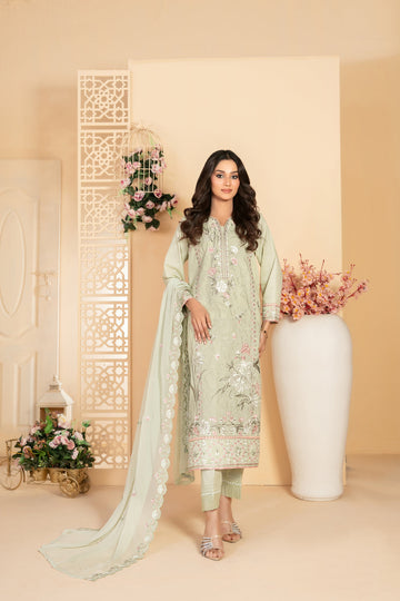 TAABIR BY TAWAKKAL LUXURY FESTIVAL 3PIECE STITCHED COLLECTION 2026 D#03
