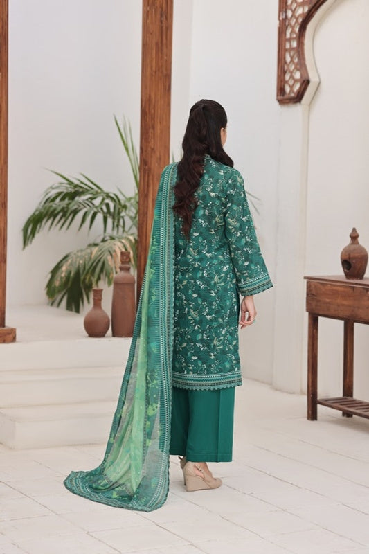 Aizal By Inaya Luxury Lawn Printed Vol-2 3Piece Stitched Collection 2026 AZIN-05