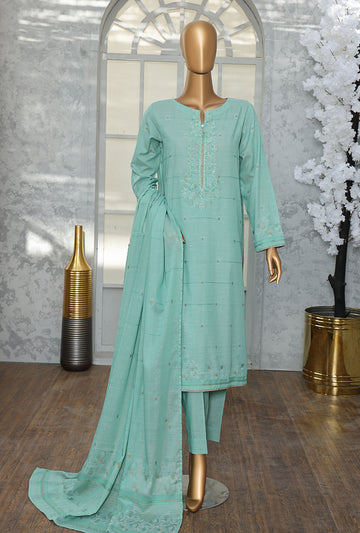 Valencia By HZ Textiles Embroidered Jacquard Suit Unstitched 3 Piece Collection 2025 D-01