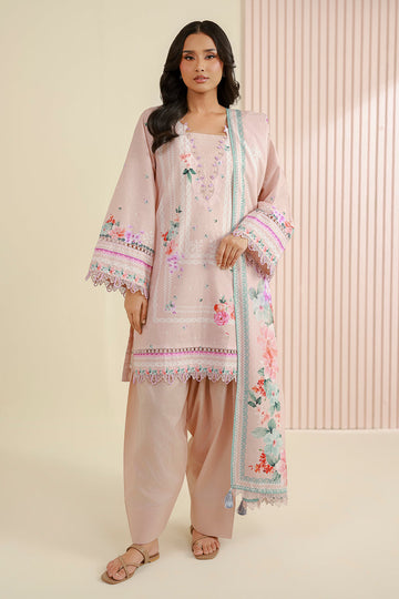 Zellbery Luxury Lawn Printed 3Piece Unstitched Collection 2026 WUS26X30953